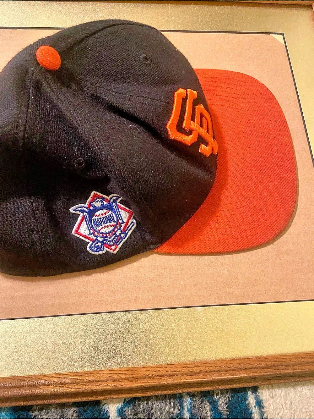 47 Baseball Cap Black & Orange